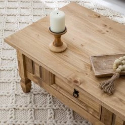 Maison Belfort Table basse Finca Rustica - Pin massif - Epicéa naturel -Meubles de salon Soldes 1000178032 200511 13524200008 DETAILS P000000001000178032