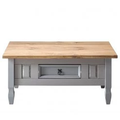 Maison Belfort Table basse Finca Rustica - Pin massif - Pin gris -Meubles de salon Soldes 1000178040 200422 06405100002 DETAILS P000000001000178040
