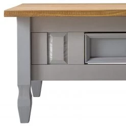 Maison Belfort Table basse Finca Rustica - Pin massif - Pin gris -Meubles de salon Soldes 1000178040 200422 06405500007 DETAILS P000000001000178040