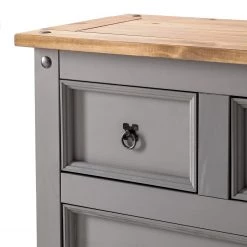 Maison Belfort Commode Finca Rustica II - Pin massif - Pin gris -Meubles de salon Soldes 1000178050 200417 12424600006 DETAILS P000000001000178050