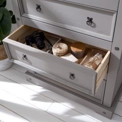 Maison Belfort Commode Finca Rustica II - Pin massif - Pin gris -Meubles de salon Soldes 1000178050 200511 13150200016 DETAILS P000000001000178050