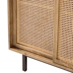 Ars manufacti Buffet haut Vina - Manguier massif / Rotin - Manguier / Noir 41 Ars manufacti Buffet haut Vina - Manguier massif / Rotin - Manguier / Noir -Meubles de salon Soldes 1000178071 200323 13583800017 DETAILS P000000001000178071