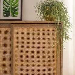 Ars manufacti Buffet haut Vina - Manguier massif / Rotin - Manguier / Noir 36 Ars manufacti Buffet haut Vina - Manguier massif / Rotin - Manguier / Noir -Meubles de salon Soldes 1000178071 200324 13412500003 DETAILS P000000001000178071