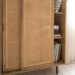 Ars manufacti Buffet haut Vina - Manguier massif / Rotin - Manguier / Noir 39 Ars manufacti Buffet haut Vina - Manguier massif / Rotin - Manguier / Noir -Meubles de salon Soldes 1000178071 200324 13412700006 DETAILS P000000001000178071