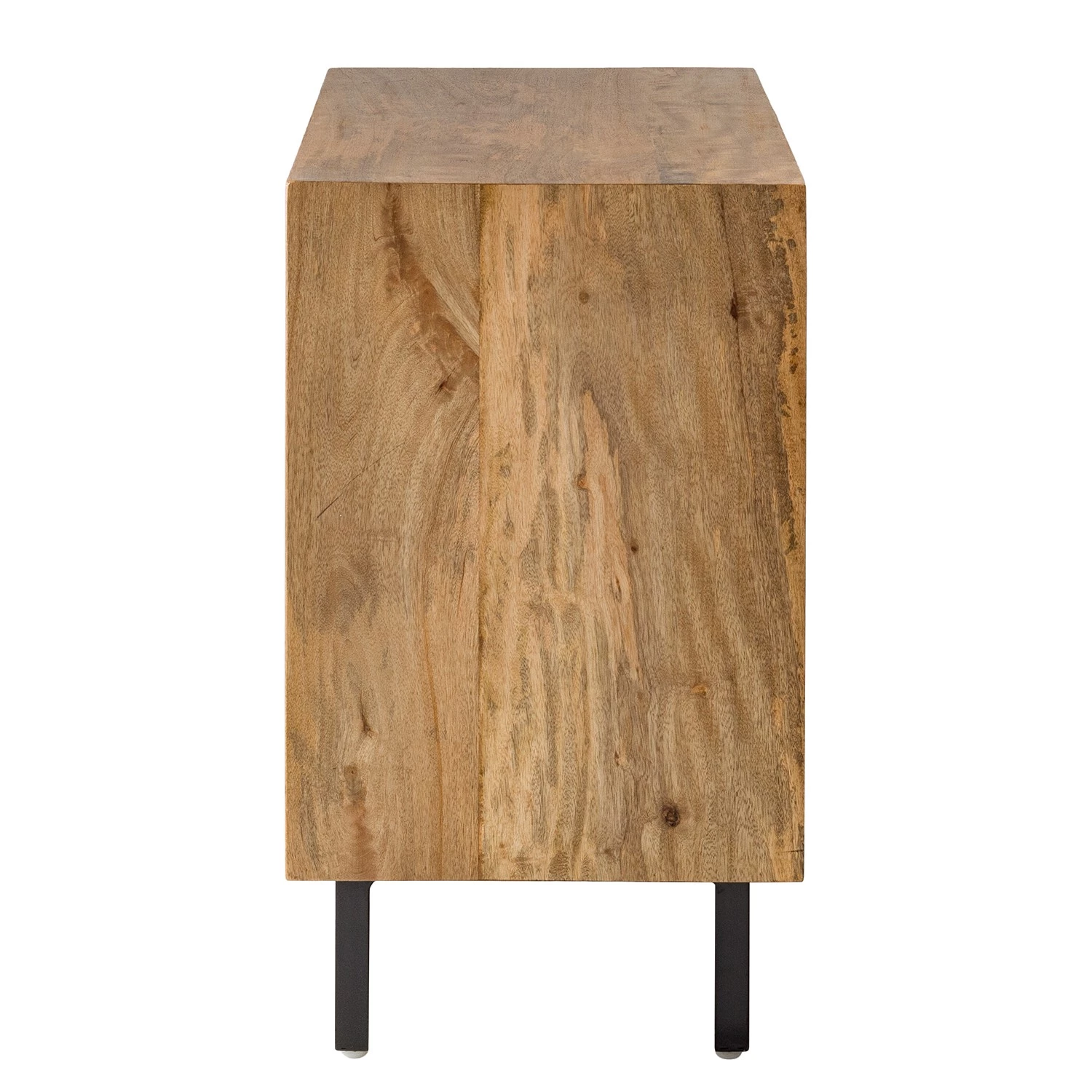 Ars manufacti Buffet Vina II - Manguier massif / Rotin - Manguier / Noir 7 Ars manufacti Buffet Vina II - Manguier massif / Rotin - Manguier / Noir – Image 5