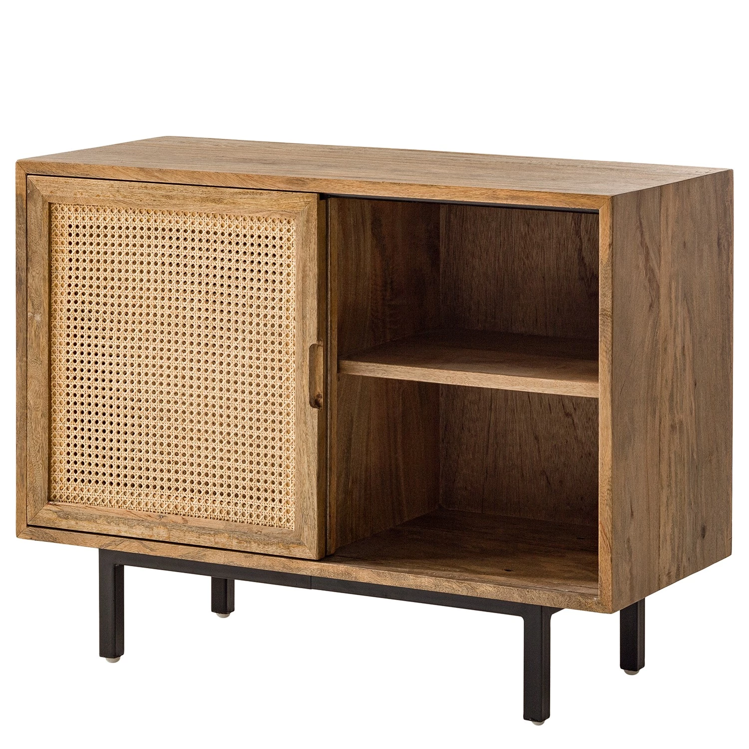 Ars manufacti Buffet Vina II - Manguier massif / Rotin - Manguier / Noir 9 Ars manufacti Buffet Vina II - Manguier massif / Rotin - Manguier / Noir – Image 7