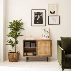 Ars manufacti Buffet Vina II - Manguier massif / Rotin - Manguier / Noir 20 Ars manufacti Buffet Vina II - Manguier massif / Rotin - Manguier / Noir -Meubles de salon Soldes 1000178080 200324 13595400007 MOOD DETAILS P000000001000178080 mood