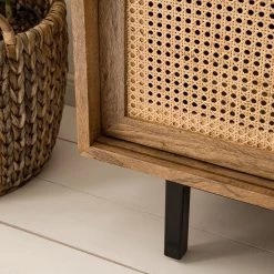 Ars manufacti Buffet Vina II - Manguier massif / Rotin - Manguier / Noir 26 Ars manufacti Buffet Vina II - Manguier massif / Rotin - Manguier / Noir -Meubles de salon Soldes 1000178080 200324 13595400008 MOOD DETAILS P000000001000178080 mood