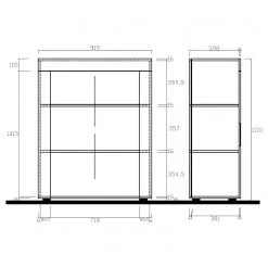 LC Spa Buffet haut Easy - Blanc brillant 18 LC Spa Buffet haut Easy - Blanc brillant -Meubles de salon Soldes 1000178241 190807 07483700002 SKETCH DETAILS P000000001000178241 sketch