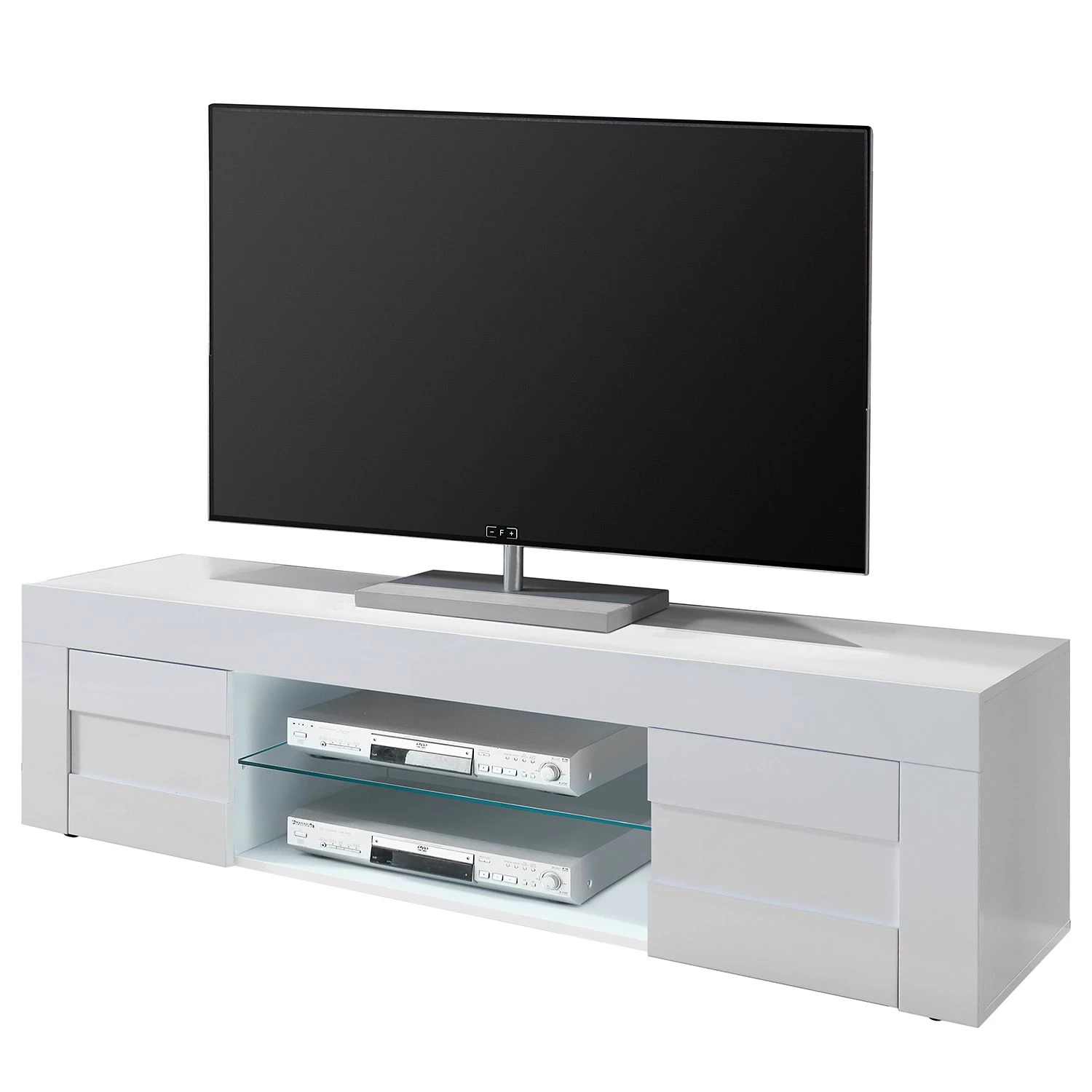 LC Spa Meuble TV Easy - Blanc brillant - Largeur : 181 cm 3 LC Spa Meuble TV Easy - Blanc brillant - Largeur : 181 cm