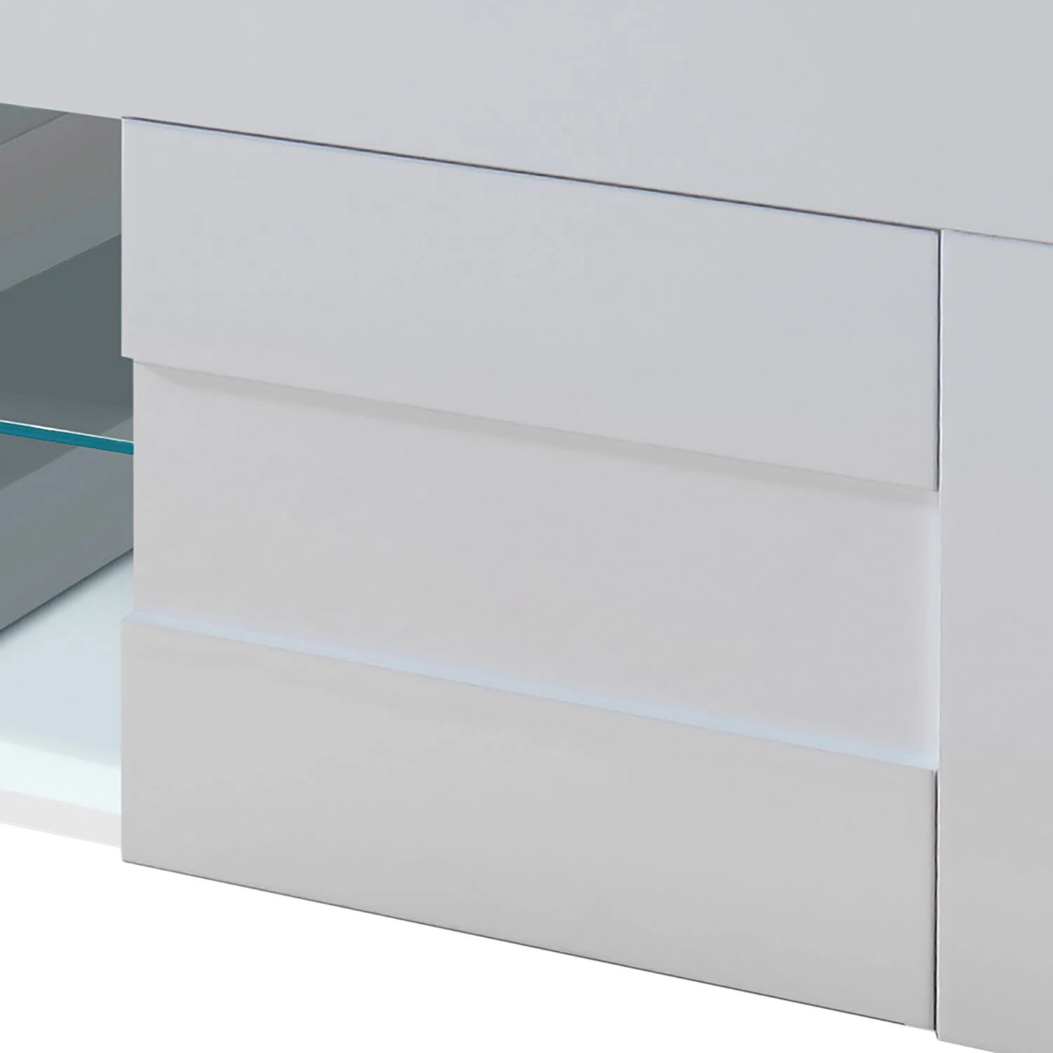 LC Spa Meuble TV Easy - Blanc brillant - Largeur : 181 cm 5 LC Spa Meuble TV Easy - Blanc brillant - Largeur : 181 cm – Image 3