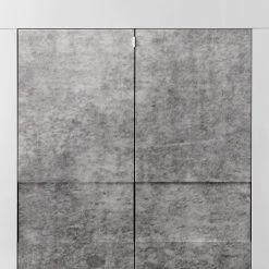 LC Spa Buffet haut Easy - Blanc brillant / Imitation béton -Meubles de salon Soldes 1000178272 201029 08550400604 DETAILS P000000001000178272