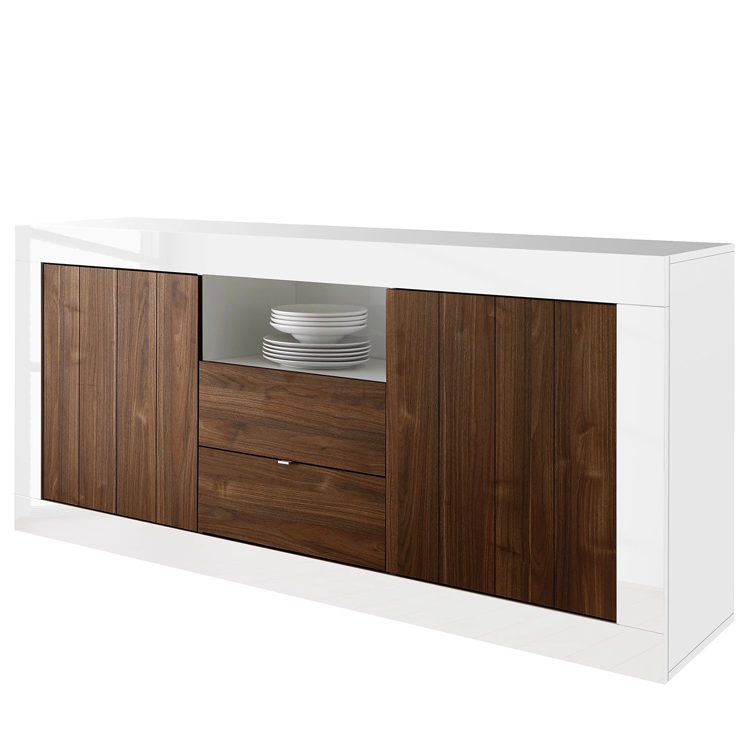 LC Spa Buffet Urbino I - Imitation noisetier / Blanc 3 LC Spa Buffet Urbino I - Imitation noisetier / Blanc