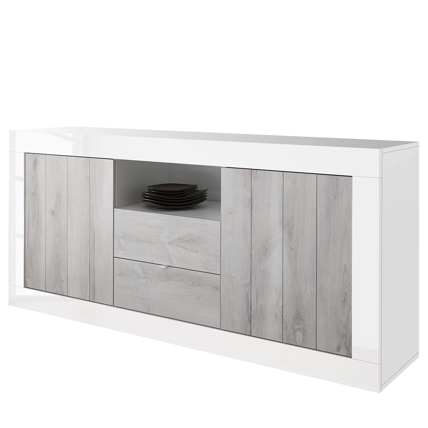 LC Spa Buffet Urbino I - Gris clair / Blanc 3 LC Spa Buffet Urbino I - Gris clair / Blanc