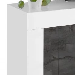 LC Spa Meuble TV Urbino - Gris foncé / Blanc 12 LC Spa Meuble TV Urbino - Gris foncé / Blanc -Meubles de salon Soldes 1000178445 201029 09001200664 DETAILS P000000001000178445