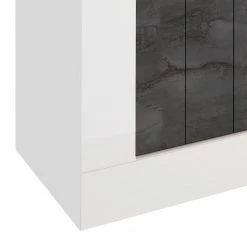 LC Spa Meuble TV Urbino - Gris foncé / Blanc 13 LC Spa Meuble TV Urbino - Gris foncé / Blanc -Meubles de salon Soldes 1000178445 201029 09001500665 DETAILS P000000001000178445