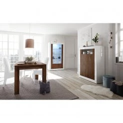 LC Spa Vitrine Urbino - Imitation noisetier / Blanc -Meubles de salon Soldes 1000178447 201029 09010300678 MOOD DETAILS P000000001000178447 mood