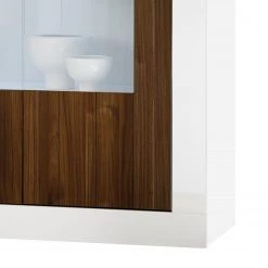 LC Spa Vitrine Urbino - Imitation noisetier / Blanc -Meubles de salon Soldes 1000178447 201029 09011500681 DETAILS P000000001000178447