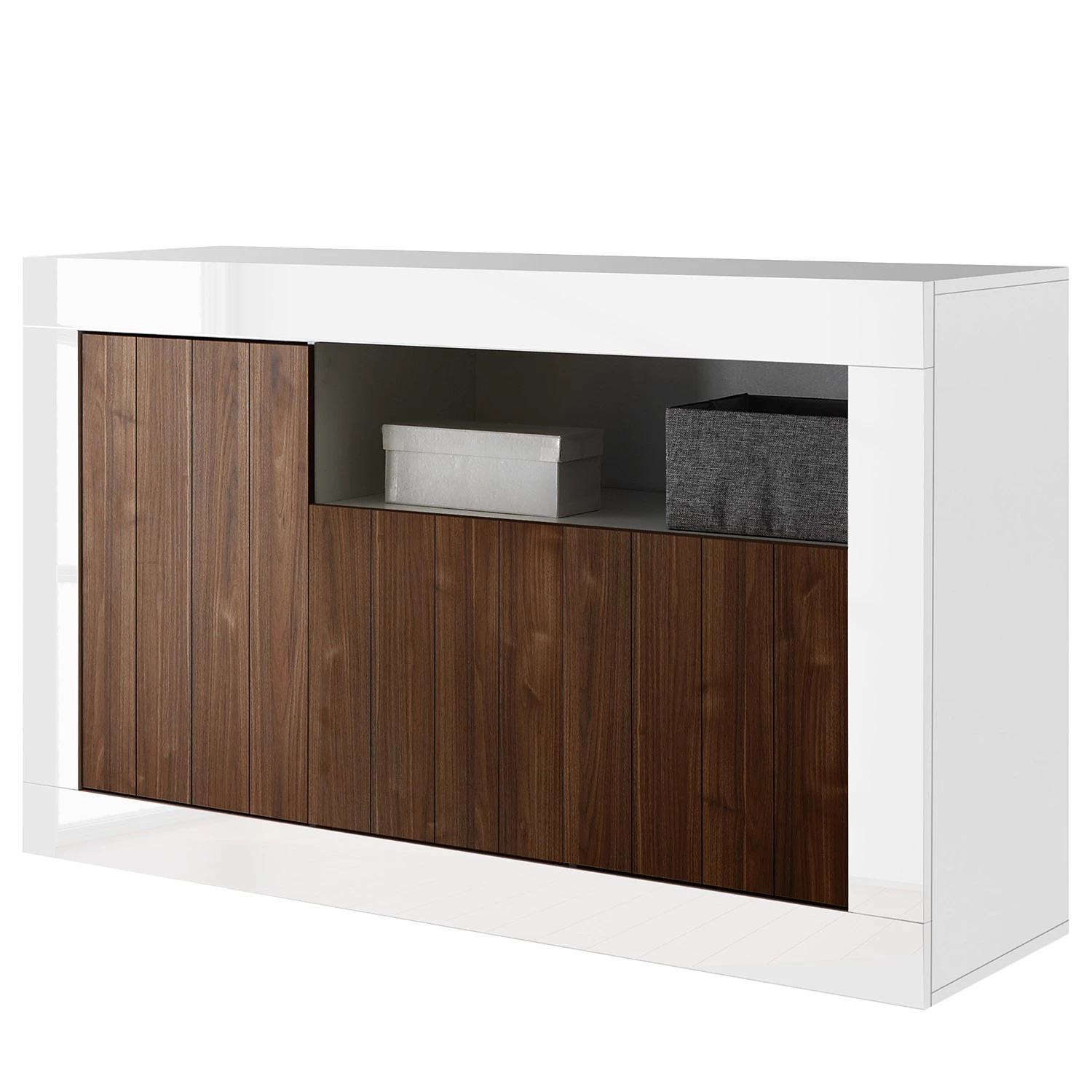 LC Spa Buffet Urbino II - Imitation noisetier / Blanc 3 LC Spa Buffet Urbino II - Imitation noisetier / Blanc
