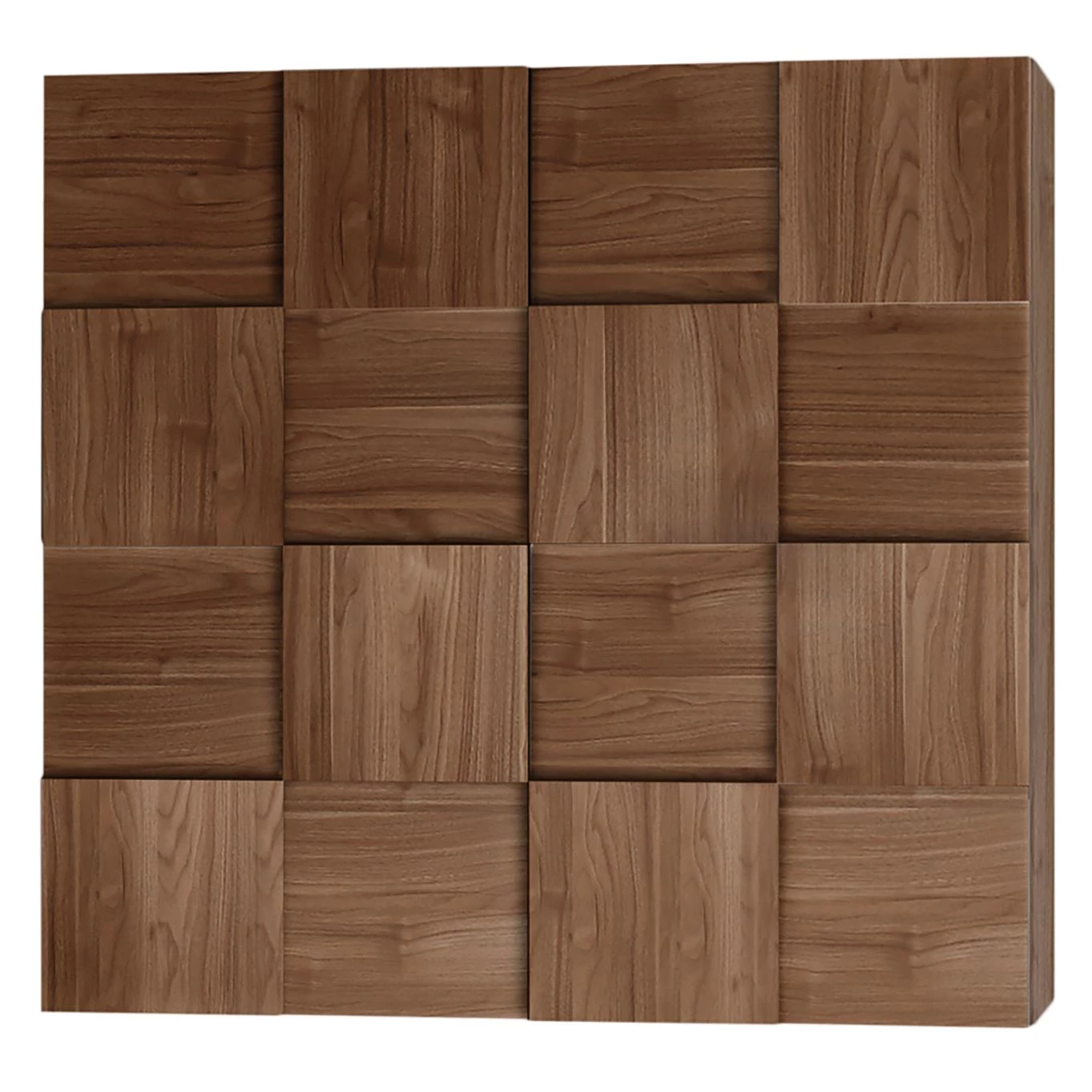 LC Spa Ensemble meubles TV Infinity VII (4 él.) - Blanc / Imitation noyer foncé 4 LC Spa Ensemble meubles TV Infinity VII (4 él.) - Blanc / Imitation noyer foncé – Image 2