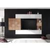 LC Spa Ensemble meubles TV Infinity VII (4 él.) - Blanc / Imitation noyer clair -Meubles de salon Soldes 1000178621 190807 06302600032 MOOD IMAGE P000000001000178621 mood