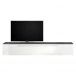LC Spa Meuble TV Infinity - Blanc / Graphite