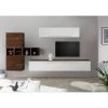 LC Spa Ensemble meubles TV Infinity VI (9 él.) - Blanc / Imitation noyer foncé -Meubles de salon Soldes 1000178648 190807 06303500174 MOOD IMAGE P000000001000178648 mood