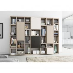 Loftscape Bibliothèque Emporior VI - Mat beige clair