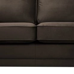 Maison Belfort Canapé Killara (3 places) - Velours - Marron foncé -Meubles de salon Soldes 1000179142 190911 09323800524 DETAILS P000000001000179142