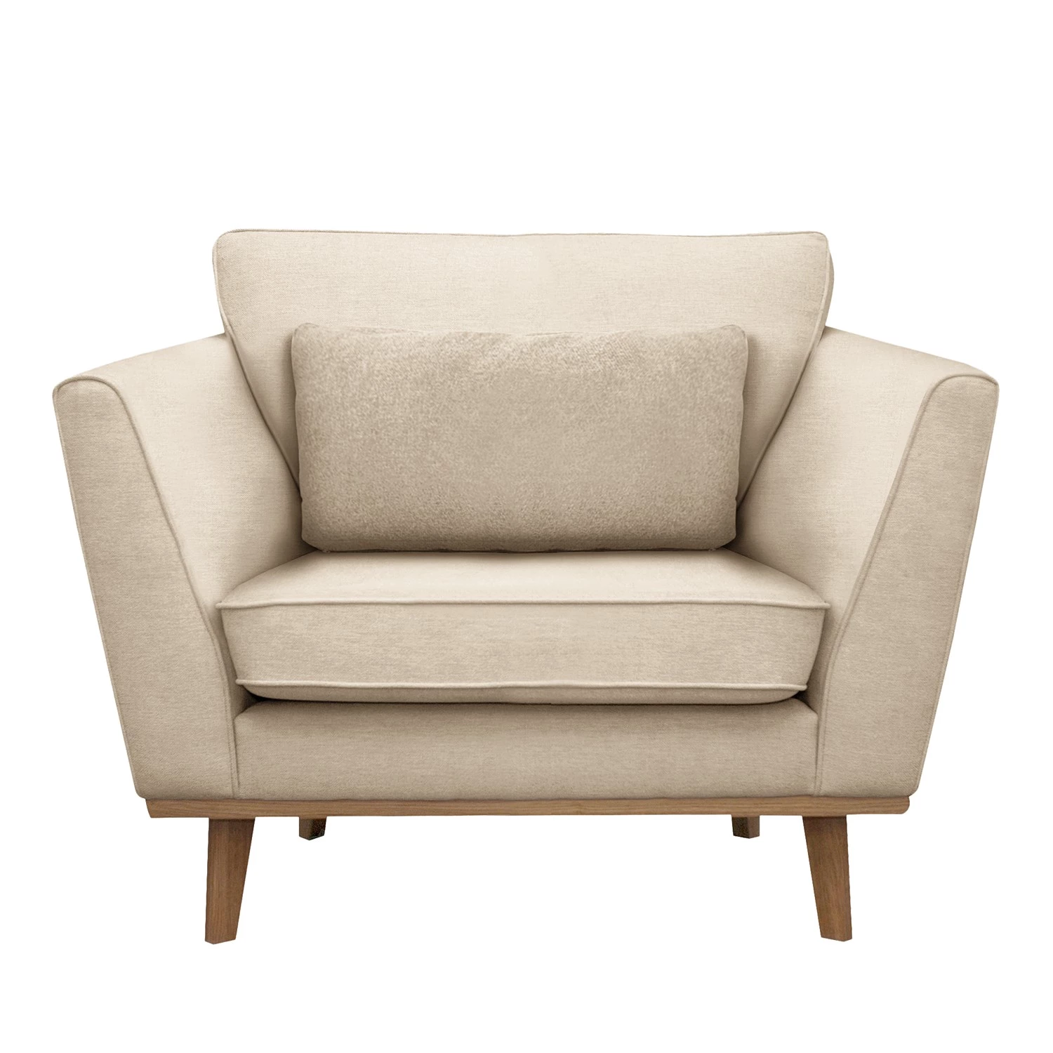 Mørteens Fauteuil Lauwe I - Tissu - Crème - Sans repose-pieds 5 Mørteens Fauteuil Lauwe I - Tissu - Crème - Sans repose-pieds – Image 3