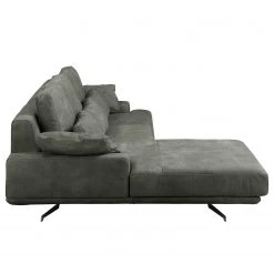 Ars manufacti Canapé d’angle Lurrip I - Cuir véritable - Anthracite - Méridienne courte à gauche (vue de face) -Meubles de salon Soldes 1000179372 190813 17592601494 DETAILS P000000001000179372