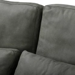 Ars manufacti Canapé d’angle Lurrip I - Cuir véritable - Anthracite - Méridienne courte à gauche (vue de face) -Meubles de salon Soldes 1000179372 190813 17592601500 DETAILS P000000001000179372