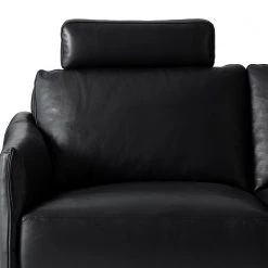 Studio Copenhagen Canapé Harlev (2 places) - Cuir véritable - Noir -Meubles de salon Soldes 1000179417 200212 09292700034 DETAILS P000000001000179417