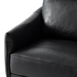 Studio Copenhagen Canapé Harlev (2 places) - Cuir véritable - Noir -Meubles de salon Soldes 1000179417 200212 09292800037 DETAILS P000000001000179417