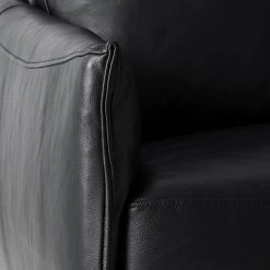 Studio Copenhagen Canapé Harlev (2 places) - Cuir véritable - Noir -Meubles de salon Soldes 1000179417 200212 09292800038 DETAILS P000000001000179417