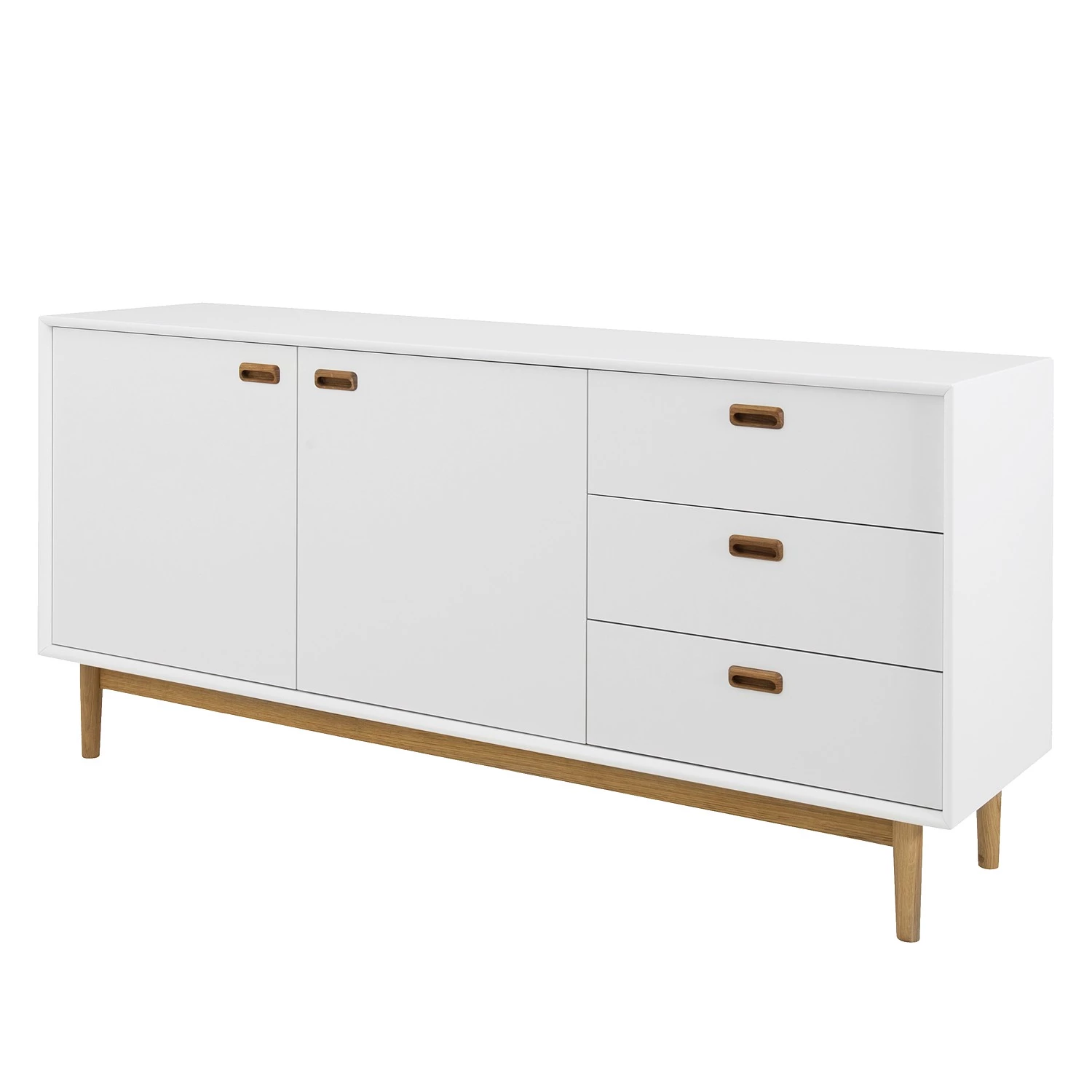 Tenzo Buffet Svea II - Blanc / Imitation chêne 3 Tenzo Buffet Svea II - Blanc / Imitation chêne