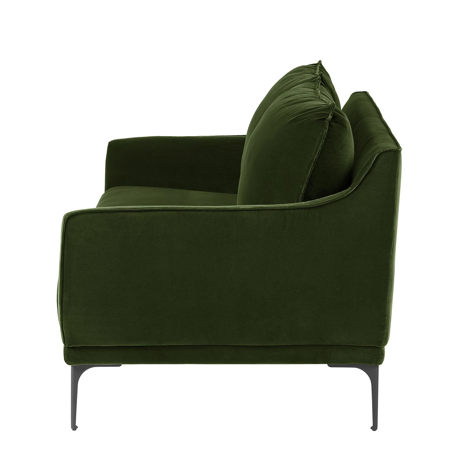 Studio Copenhagen Canapé Pouch (2 places) - Velours - Vert foncé 7 Studio Copenhagen Canapé Pouch (2 places) - Velours - Vert foncé – Image 5