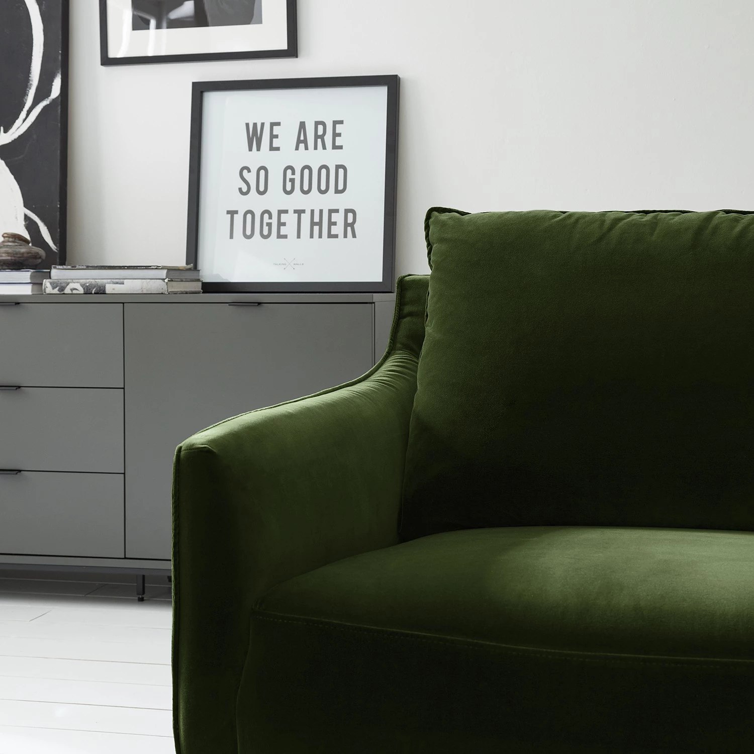 Studio Copenhagen Canapé Pouch (2 places) - Velours - Vert foncé 9 Studio Copenhagen Canapé Pouch (2 places) - Velours - Vert foncé – Image 7