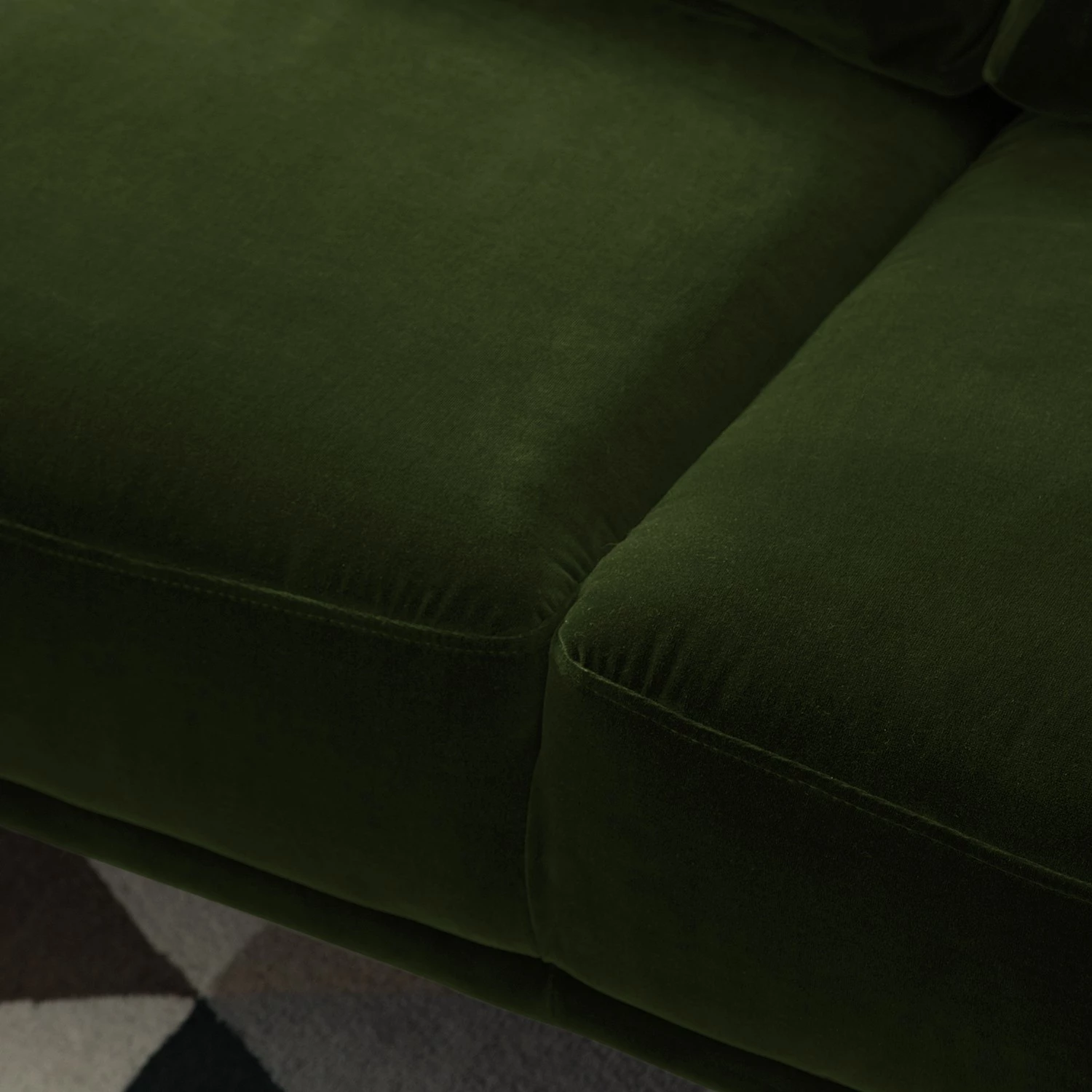 Studio Copenhagen Canapé Pouch (2 places) - Velours - Vert foncé 12 Studio Copenhagen Canapé Pouch (2 places) - Velours - Vert foncé – Image 10