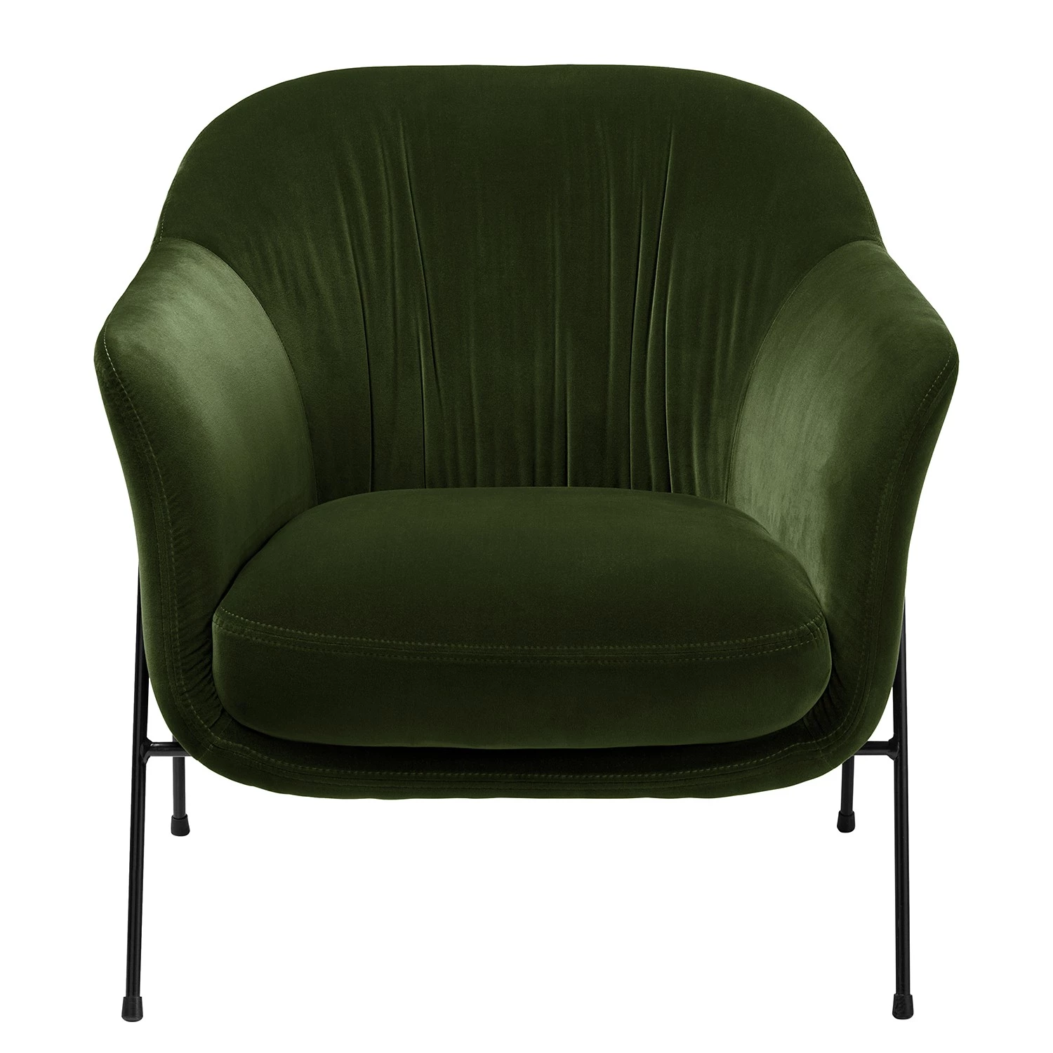 Studio Copenhagen Fauteuil Lubz - Velours - Vert foncé 6 Studio Copenhagen Fauteuil Lubz - Velours - Vert foncé – Image 4