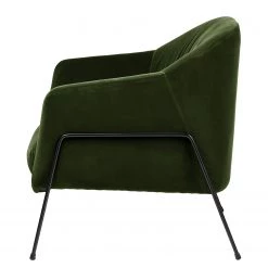 Studio Copenhagen Fauteuil Lubz - Velours - Vert foncé 22 Studio Copenhagen Fauteuil Lubz - Velours - Vert foncé -Meubles de salon Soldes 1000179434 200207 10241800051 DETAILS P000000001000179434