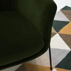 Studio Copenhagen Fauteuil Lubz - Velours - Vert foncé 26 Studio Copenhagen Fauteuil Lubz - Velours - Vert foncé -Meubles de salon Soldes 1000179434 200320 15320800021 DETAILS P000000001000179434