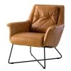 Studio Copenhagen Fauteuil Pimentas - Cuir - Marron -Meubles de salon Soldes 1000179436 200207 10241800059 IMAGE P000000001000179436