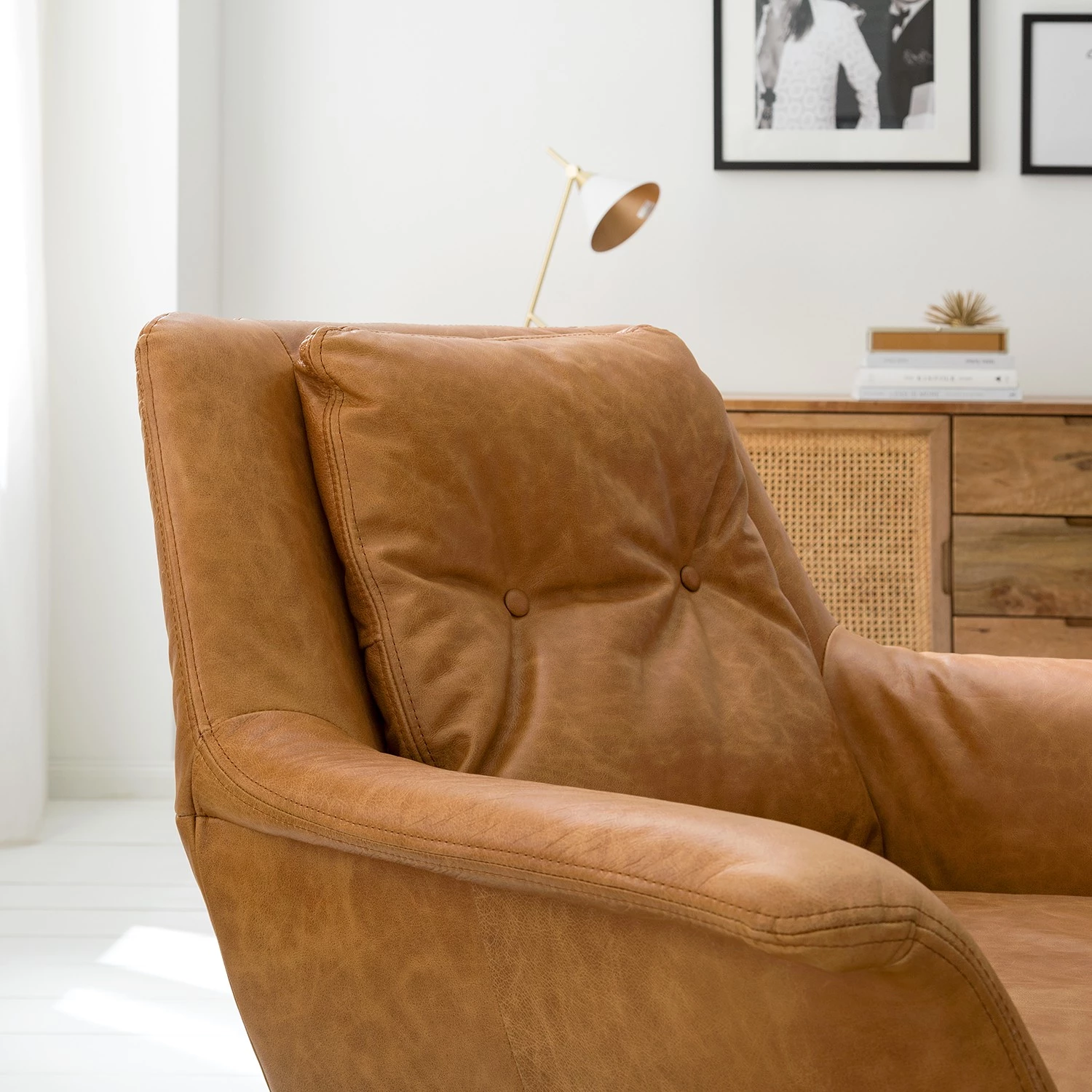 Studio Copenhagen Fauteuil Pimentas - Cuir - Marron 9 Studio Copenhagen Fauteuil Pimentas - Cuir - Marron – Image 7