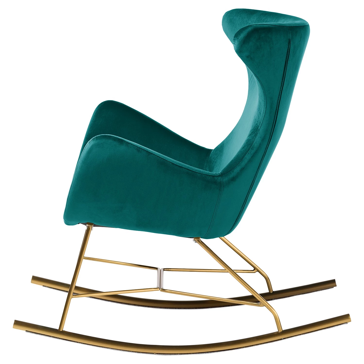 Jack & Alice Fauteuil Cabuya - Velours - Bleu pétrole 8 Jack & Alice Fauteuil Cabuya - Velours - Bleu pétrole – Image 6