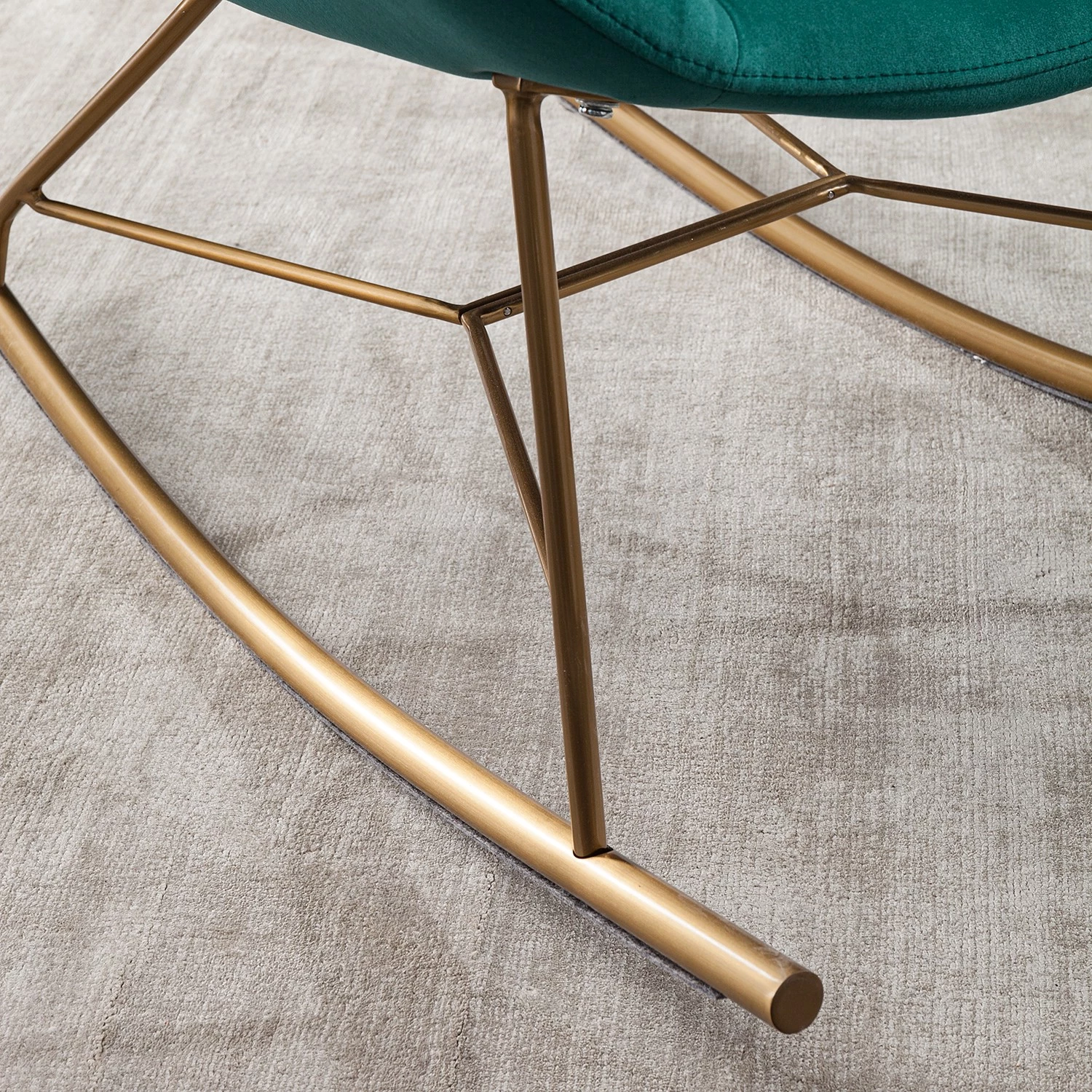 Jack & Alice Fauteuil Cabuya - Velours - Bleu pétrole 24 Jack & Alice Fauteuil Cabuya - Velours - Bleu pétrole – Image 22