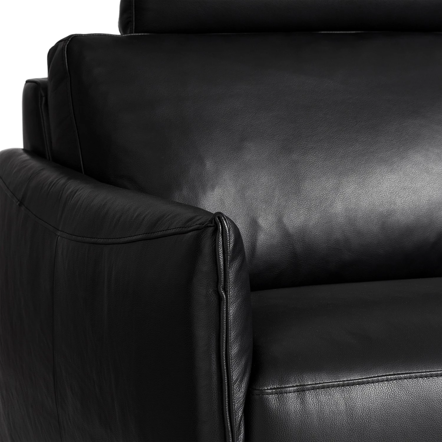 Studio Copenhagen Canapé d’angle Harlev - Cuir véritable - Méridienne courte à droite (vue de face) 16 Studio Copenhagen Canapé d’angle Harlev - Cuir véritable - Méridienne courte à droite (vue de face) – Image 14