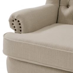 Maison Belfort Fauteuil Noda - Tissu - Crème -Meubles de salon Soldes 1000179520 200110 11543100014 DETAILS P000000001000179520