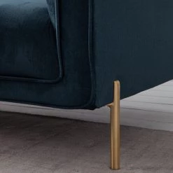 Jack & Alice Canapé Borlo (3 places) - Bleu marine -Meubles de salon Soldes 1000180137 201030 05545900007 DETAILS P000000001000180137