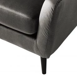 Jack & Alice Canapé Tennyson (2 places) - Velours - Gris -Meubles de salon Soldes 1000180141 200727 14465200022 DETAILS P000000001000180141